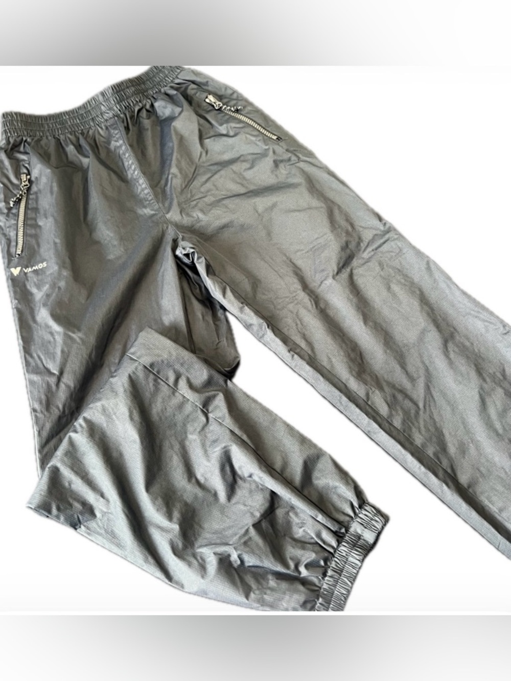 Kids | Boys Splash | Rain | Outdoor Blue Grey lined Pants Size Small (8)